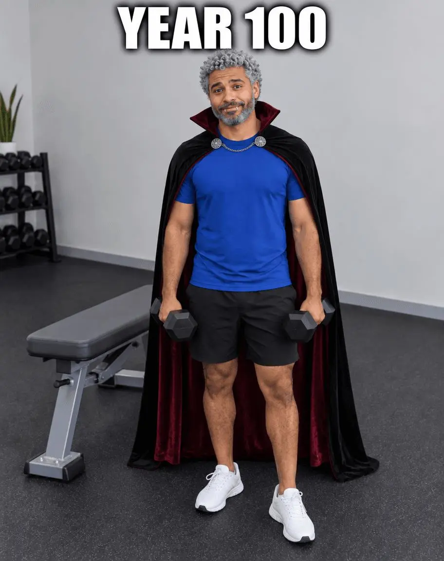 Make a Funny One-Day to 100-Year Gym Transformation with GPT Image 2.5