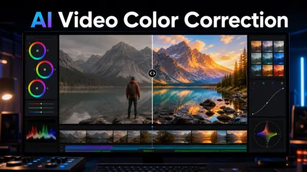 WeShop AI에 의한 AI 비디오 색교정(Color Correction)