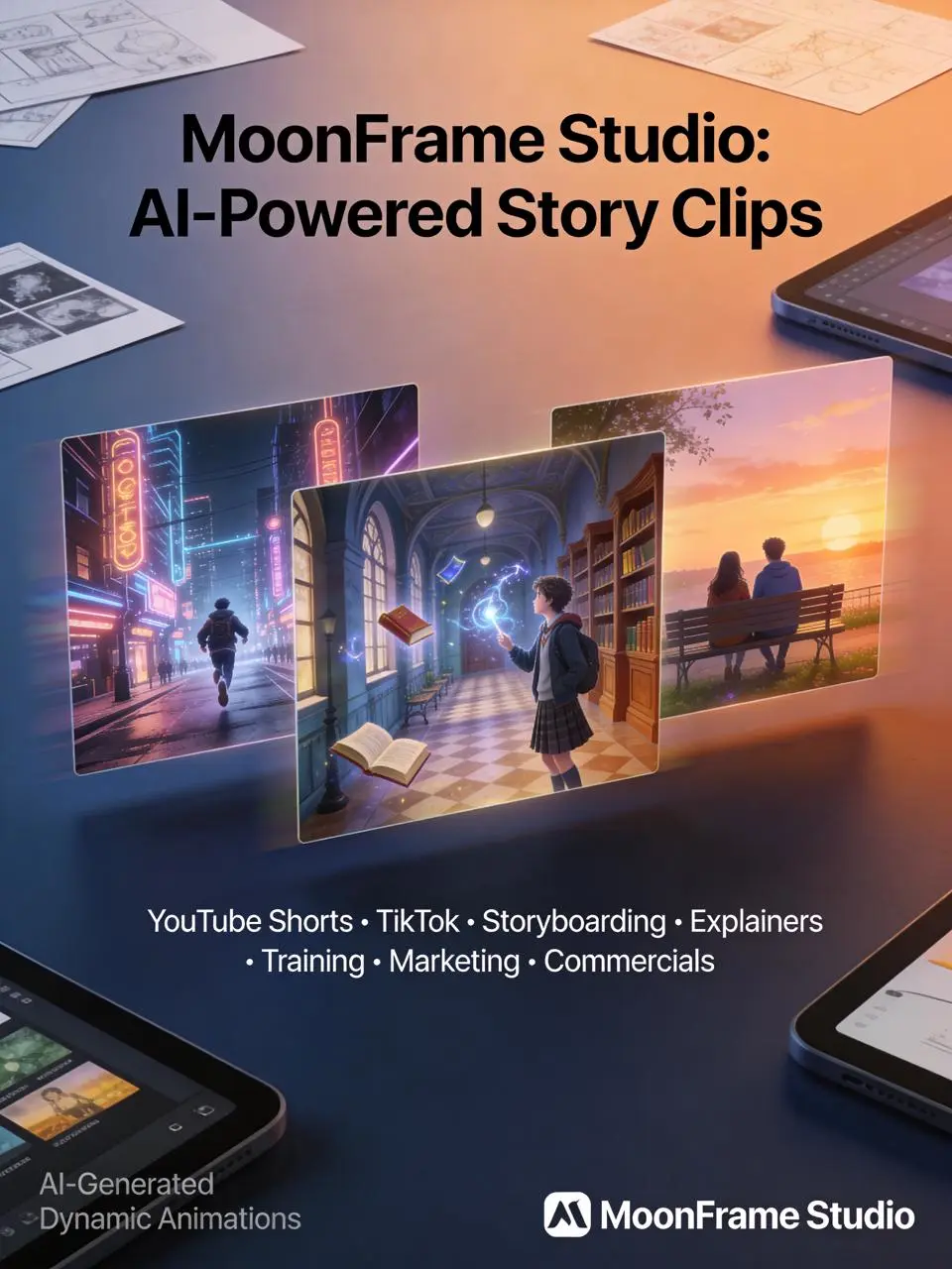 Creating Anime Story video