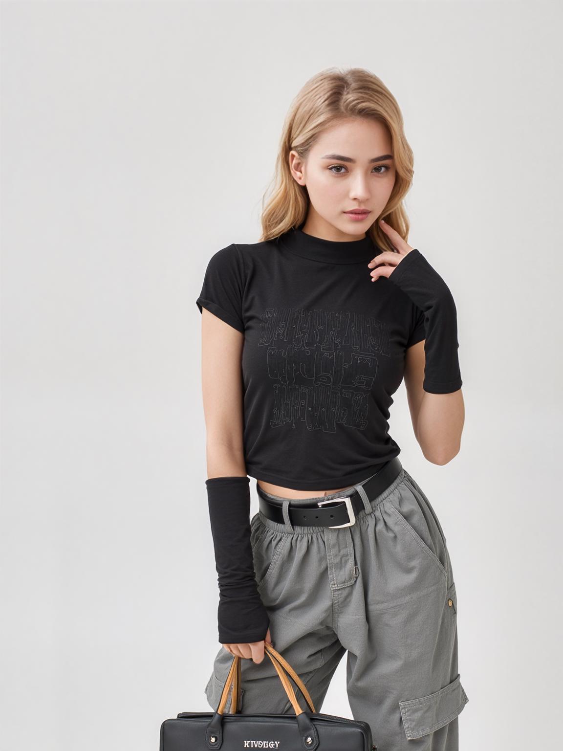 Complex fashion photo before background removal