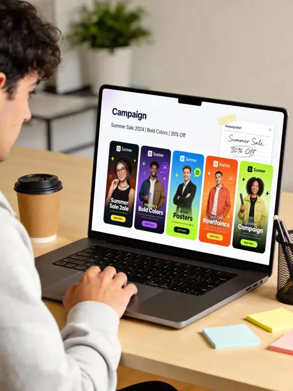 WeShop AI의 AI 포스터 생성기