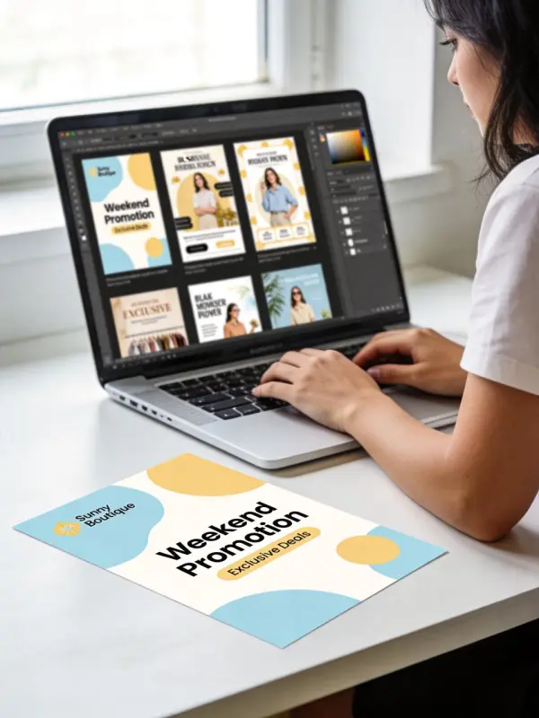 ai flyer maker by weshop ai
