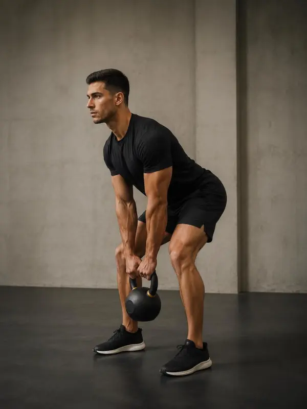 strength drill in minimal fitness studio