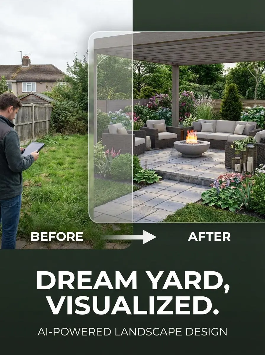 ai landscape design by weshop ai