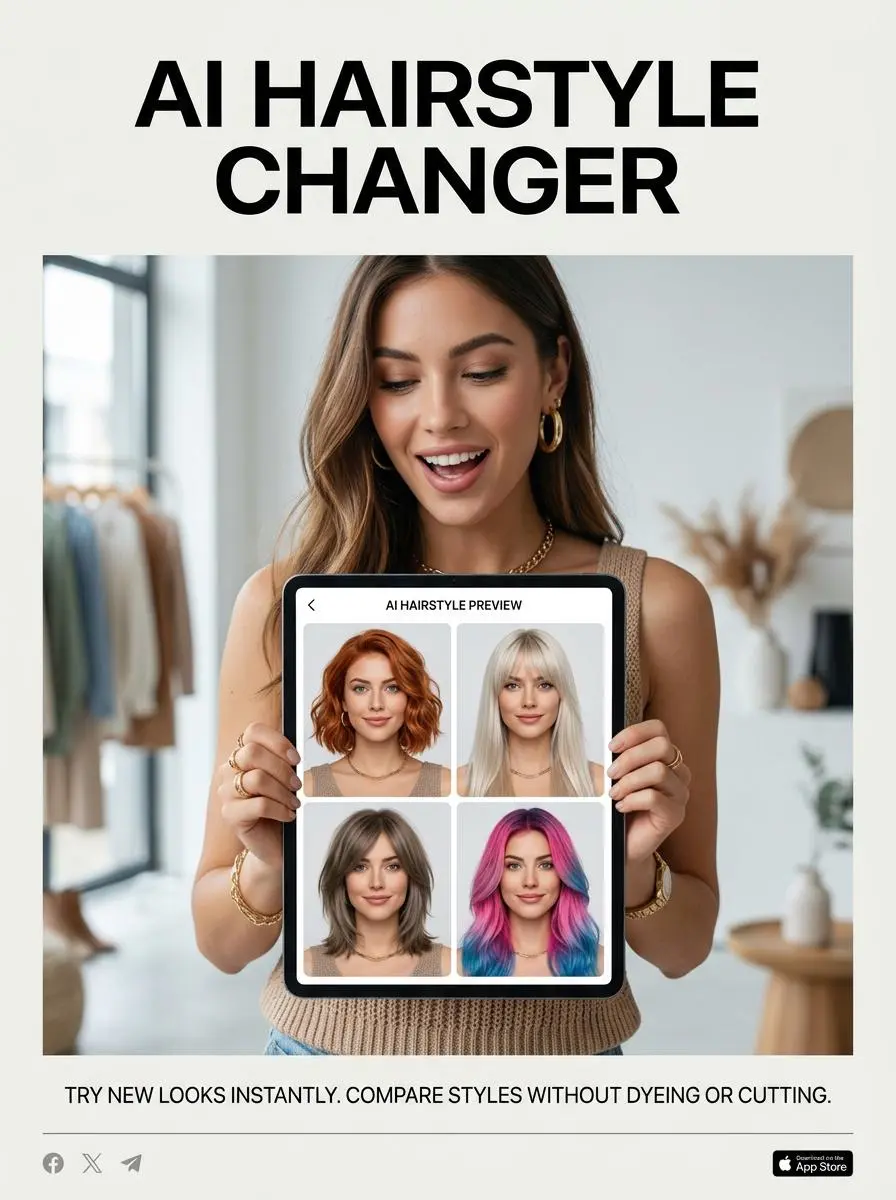 ai hairstyle changer by weshop ai