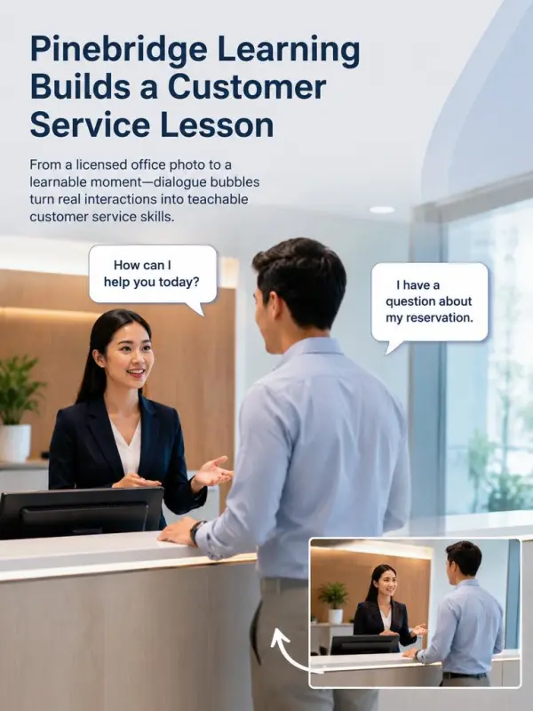 Pinebridge Learning Builds a Customer Service Lesson