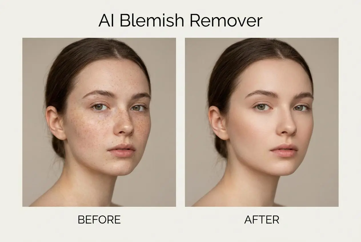 ai blemish remover by weshop ai
