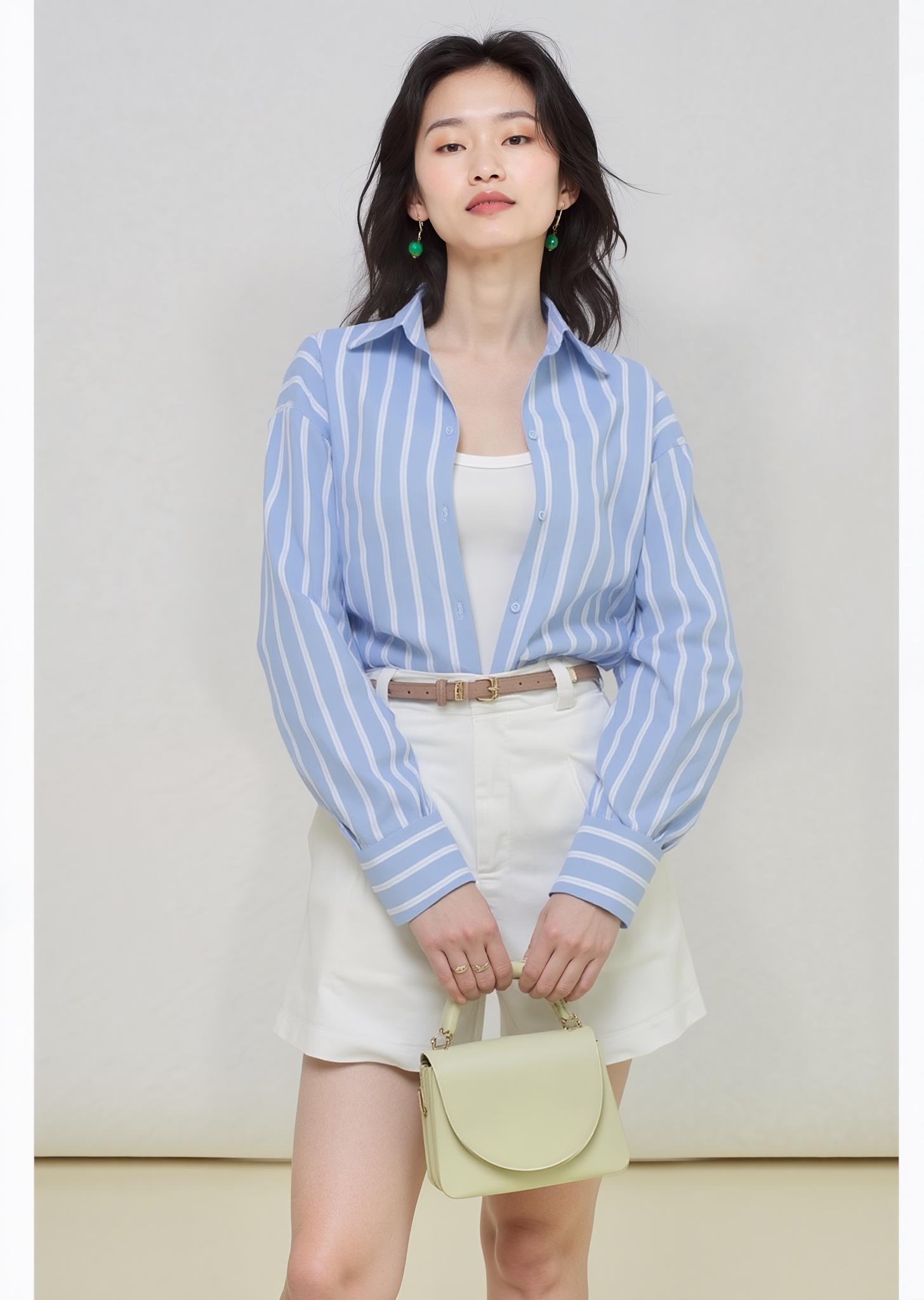 E-commerce model photo before background removal processing