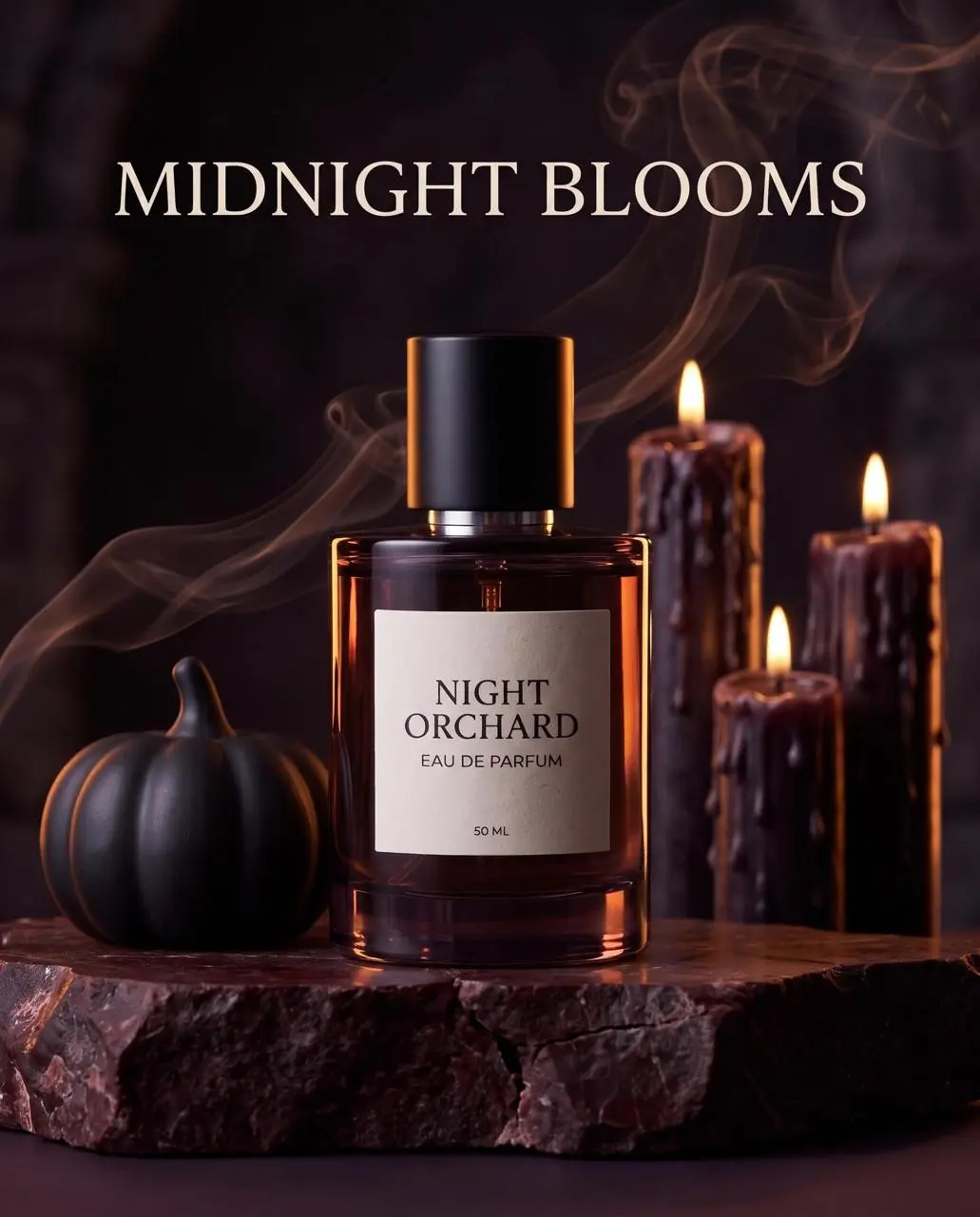 WeShop result: A Bottle Of "Night Orchard" Perfume Is Displayed On A…