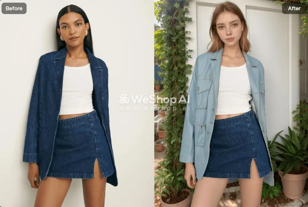 Generated blue jacket example