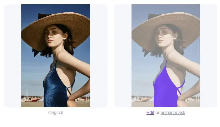 Review the automatically selected area