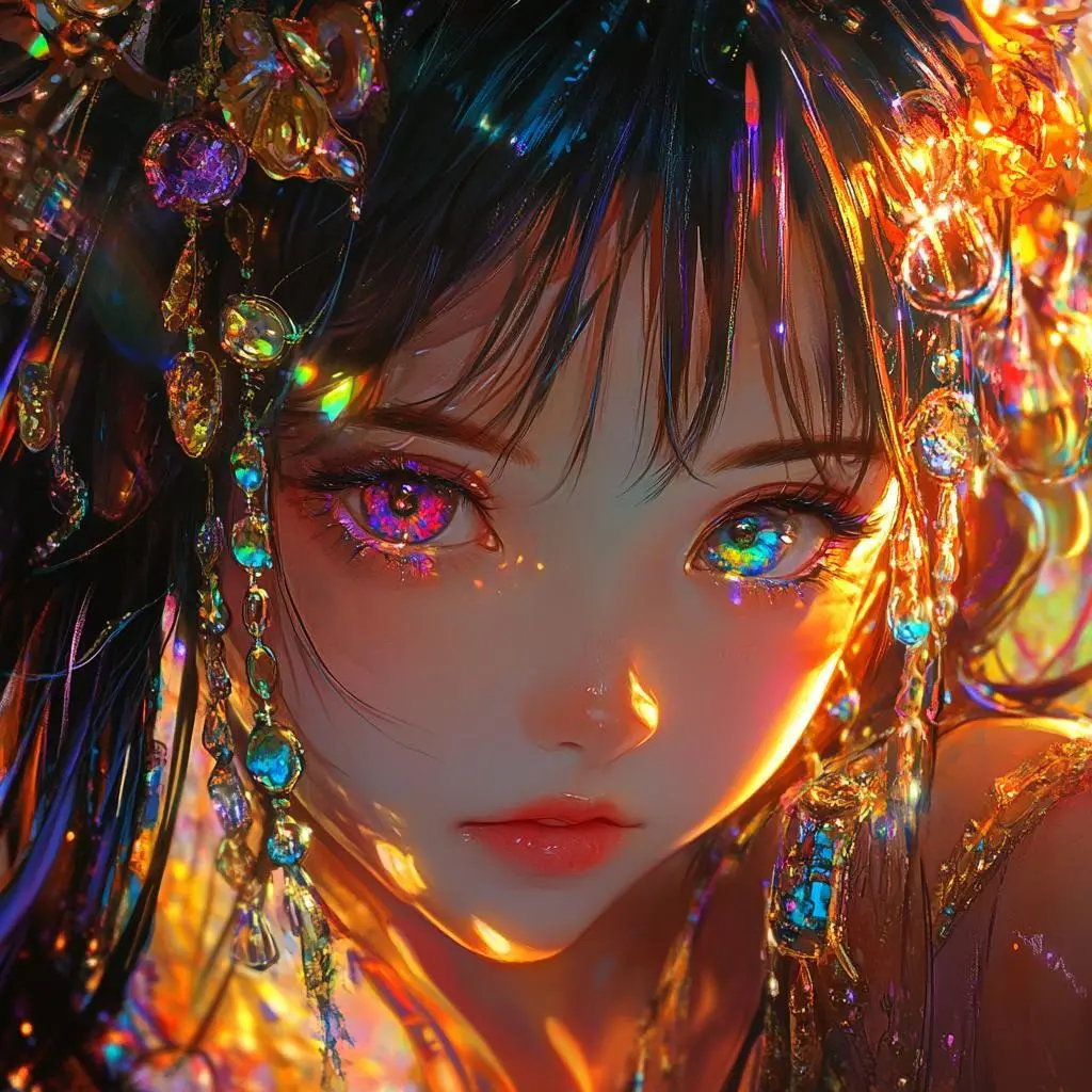 WeShop result: A Vibrant And Detailed Setting Featuring Intricate Colorful Decorat…