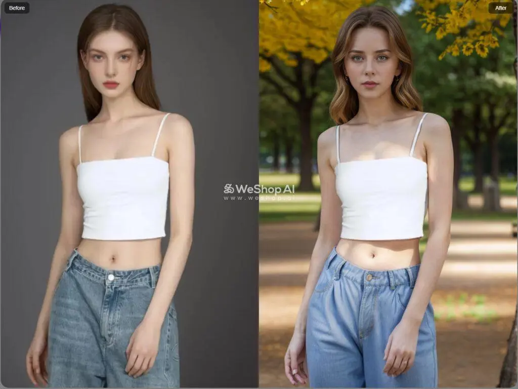 Clothing editing example
