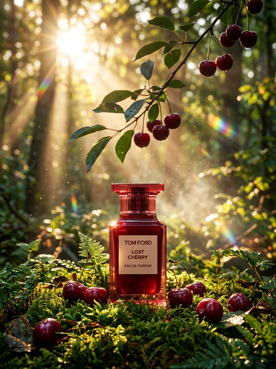 Hyper-realistic luxury perfume product photography by nano banana 2 AI image generation by WeShop AI