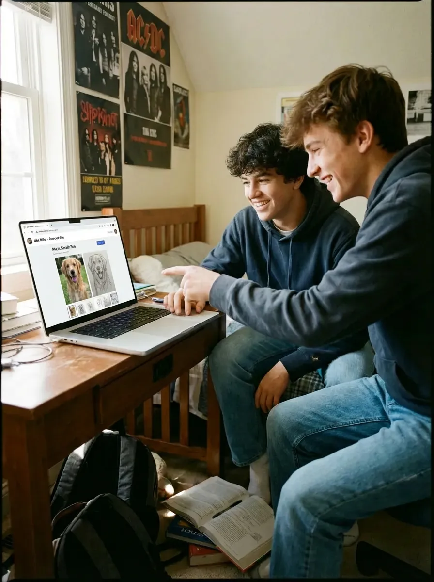 ai photo to sketch converter by weshop ai