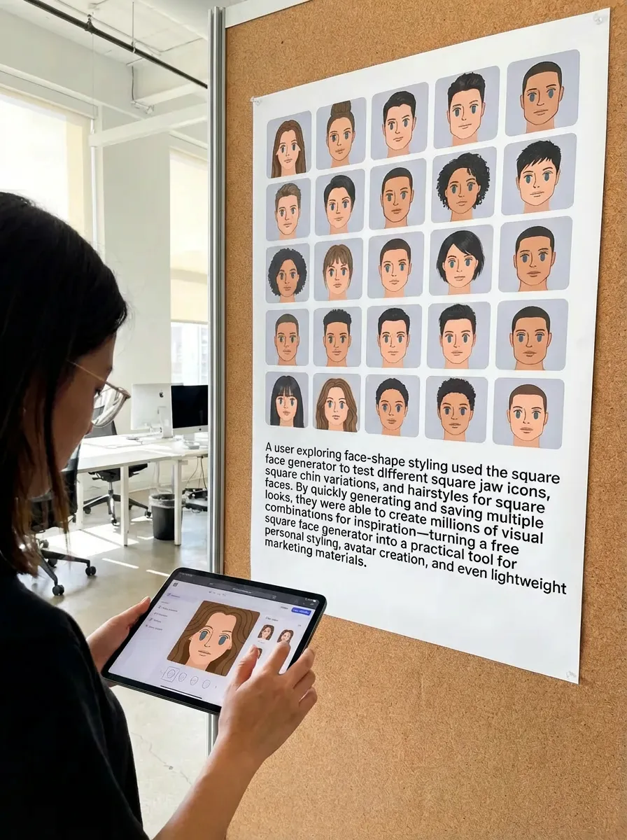 ai square face icon by weshop ai